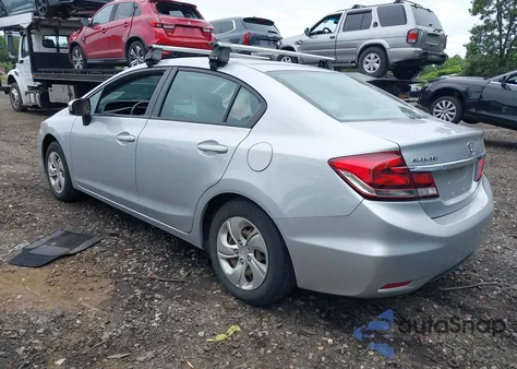 2014 Honda Civic Lx из США, поврежденный, VIN 2HGFB2F57EH540954